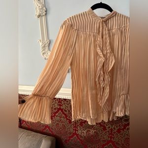 Blush Pink Alice and Olivia Blouse